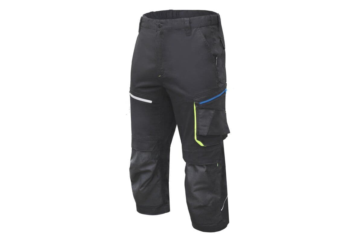 REETZ spodnie robocze 3/4 elastyczne czarne