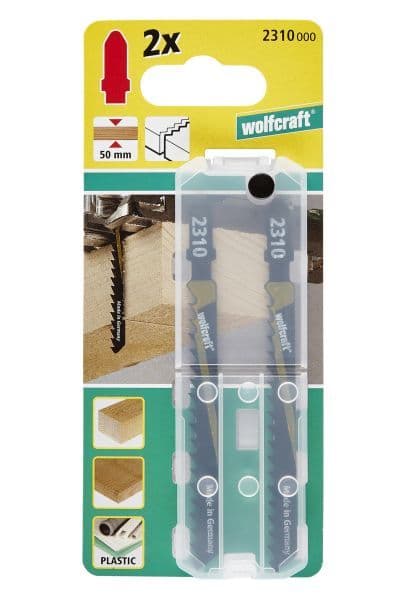 2 brzeszczoty Wolfcraft - uchwyt T, szybkie, bardzo zgrubne cięcia