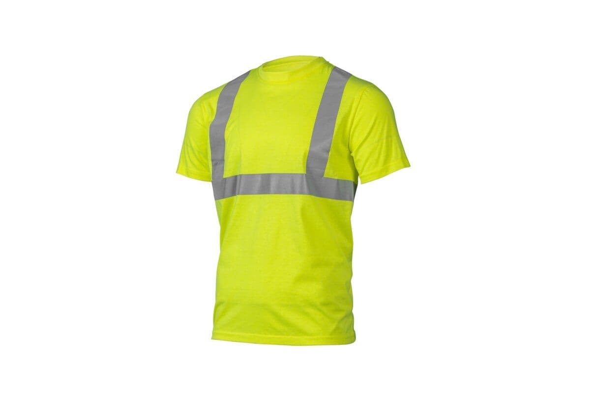 JURAL T-shirt polibawełniany ostrzegawczy żółty