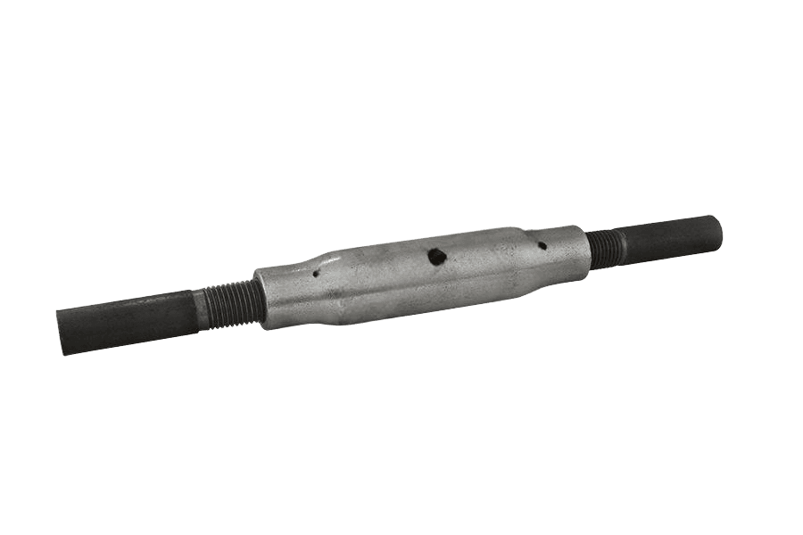 Śruba do napinacza rurowego do spawania DIN 1478, ocynk biały