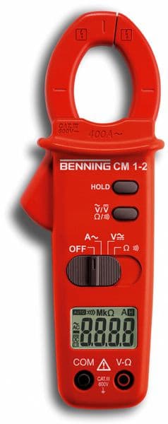 Miernik prądu BENNING CM 1-4 cęgowy z akcesoriami