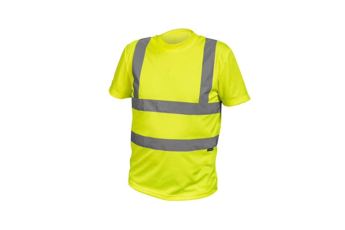 ROSSEL T-shirt ostrzegawczy żółty